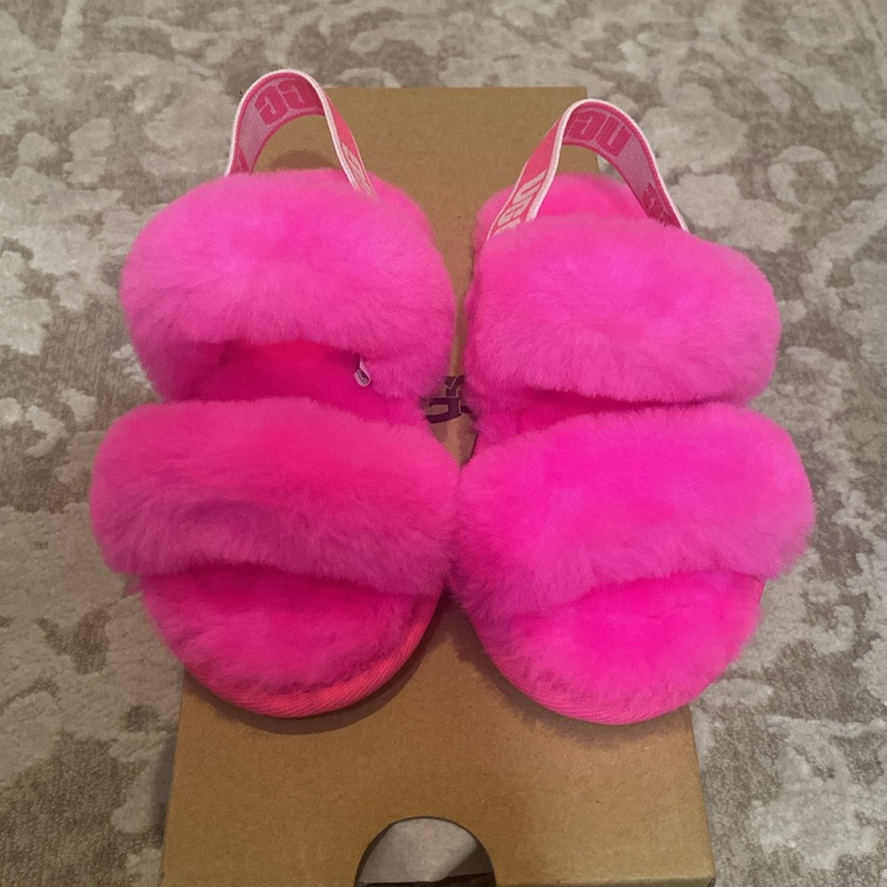 UGG Oh Yeah Toddler Slides- Taffy Pink